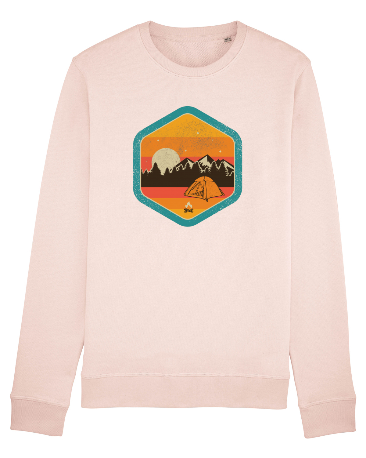 Bluză mânecă lungă Unisex Rise Candy Pink