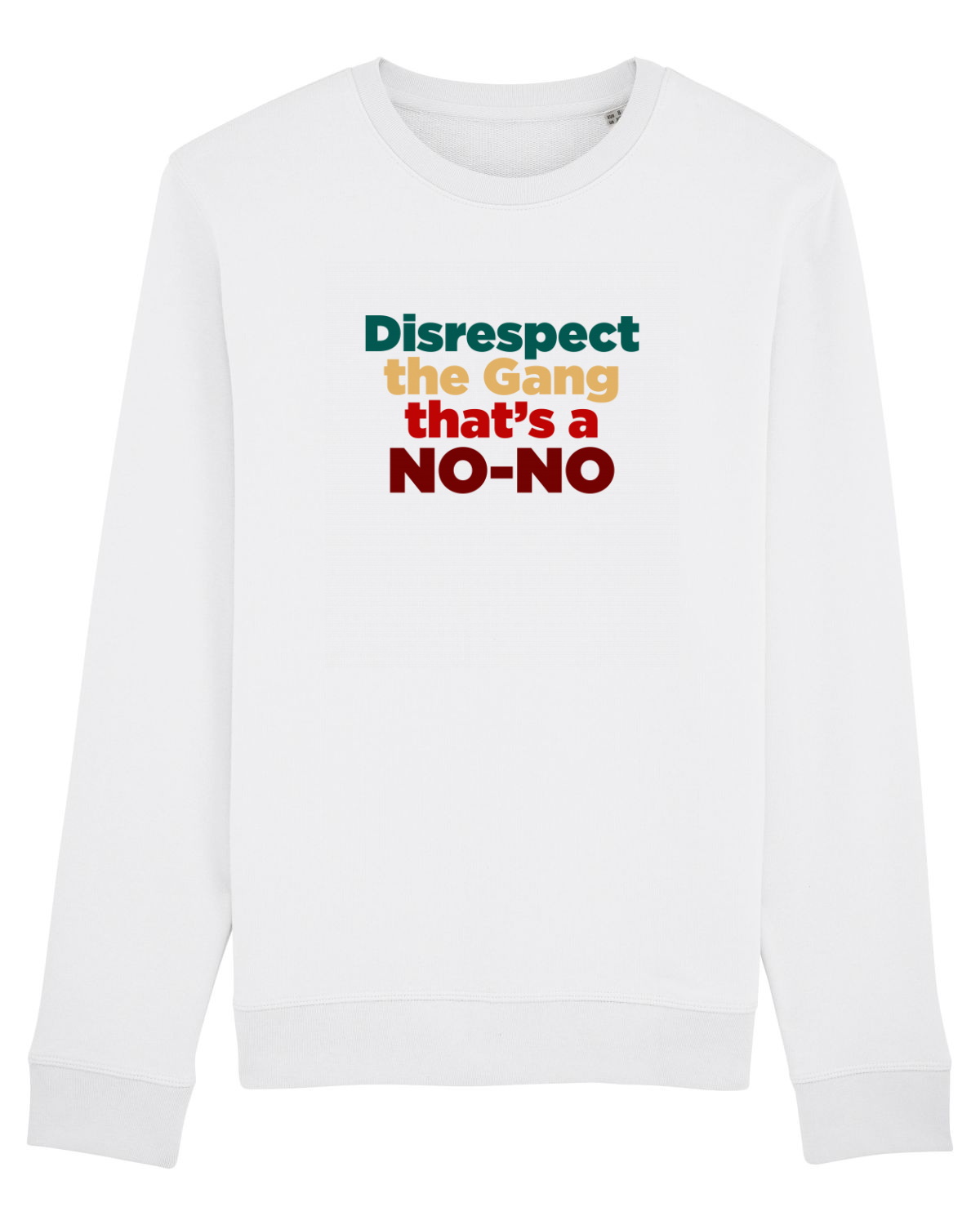 Bluză mânecă lungă Unisex Rise White