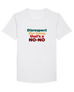 Disrespect the Gang/ That's a NO-NO Tricou mânecă scurtă guler larg Bărbat Skater
