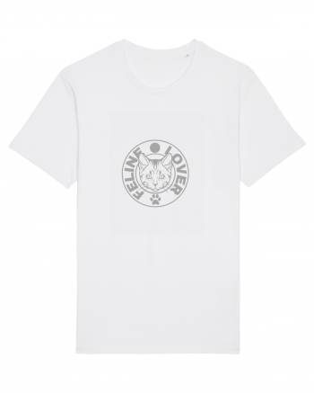 Feline Lover - tricoul meu cu pisica White