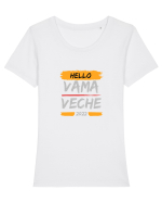 Hello Vama Veche Tricou mânecă scurtă guler larg fitted Damă Expresser