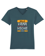Hello Vama Veche Tricou mânecă scurtă guler V Bărbat Presenter