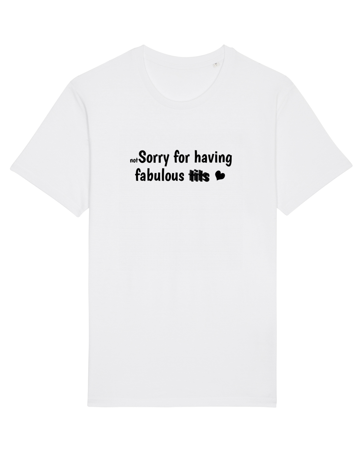 Tricou mânecă scurtă Unisex Rocker White