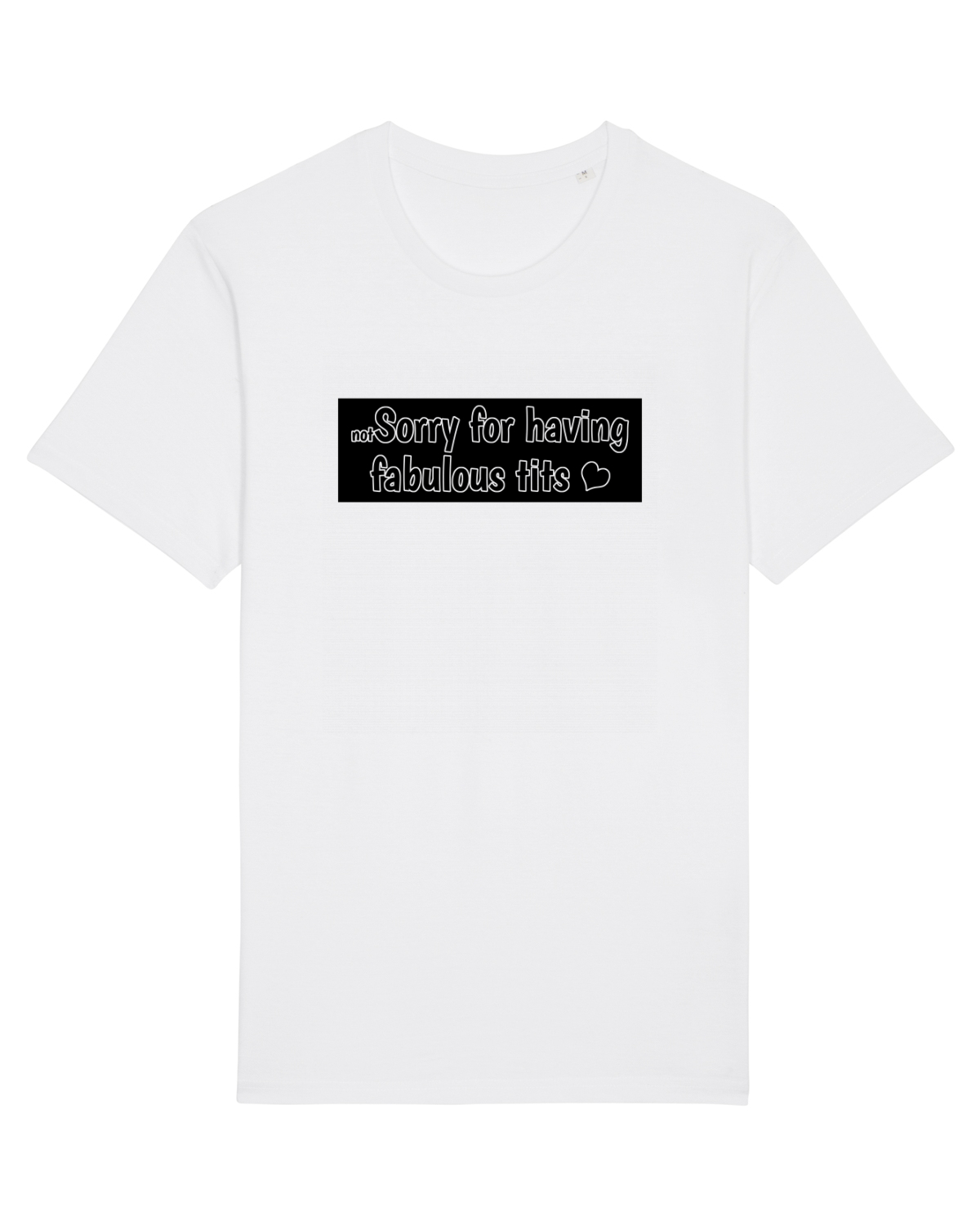 Tricou mânecă scurtă Unisex Rocker White