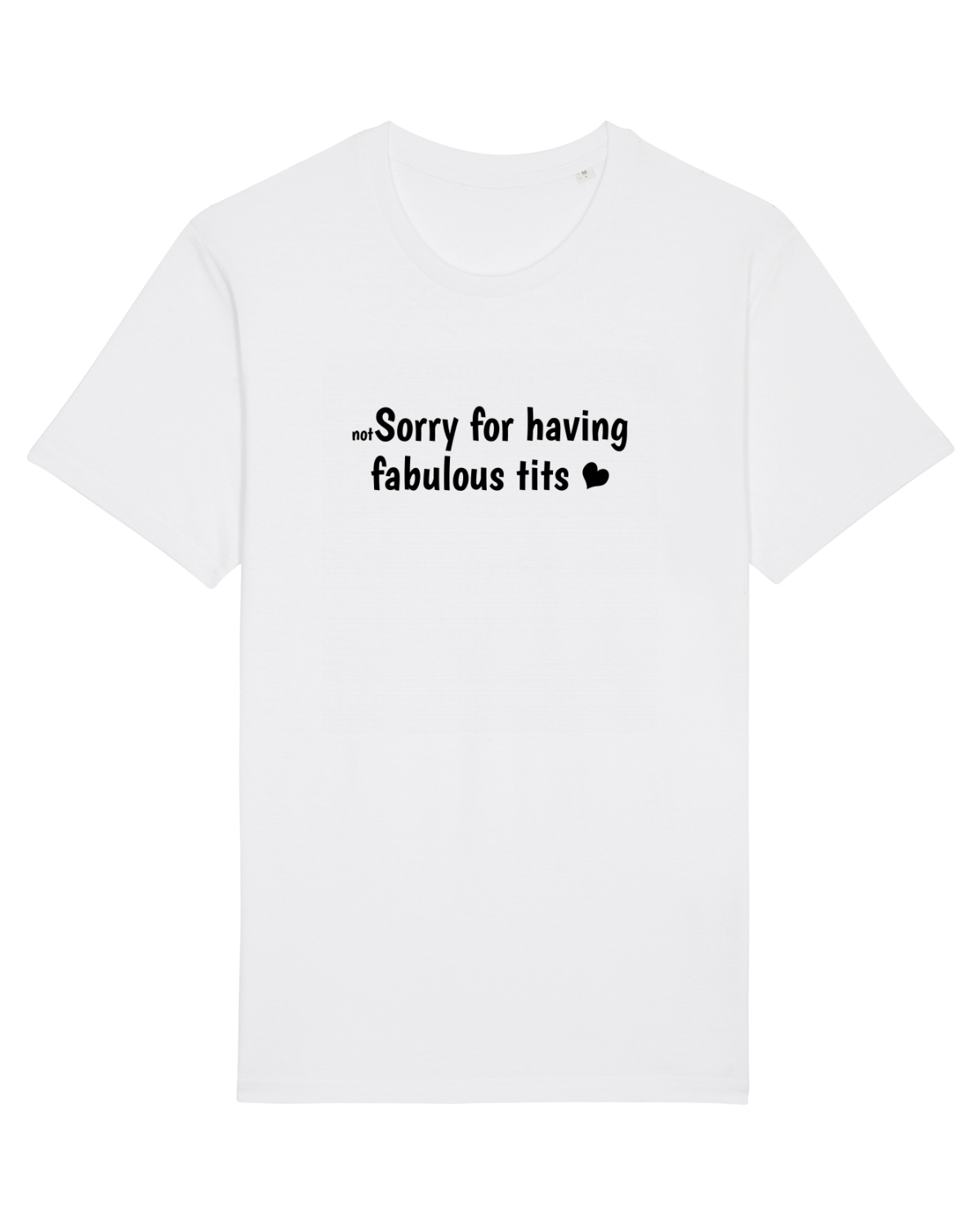 Tricou mânecă scurtă Unisex Rocker White