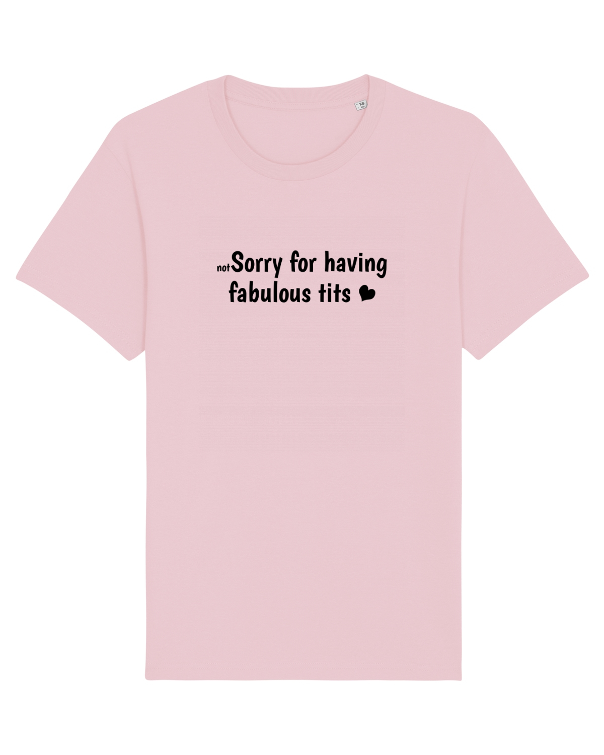Tricou mânecă scurtă Unisex Rocker Cotton Pink