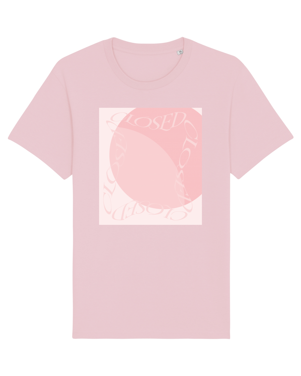 Tricou mânecă scurtă Unisex Rocker Cotton Pink