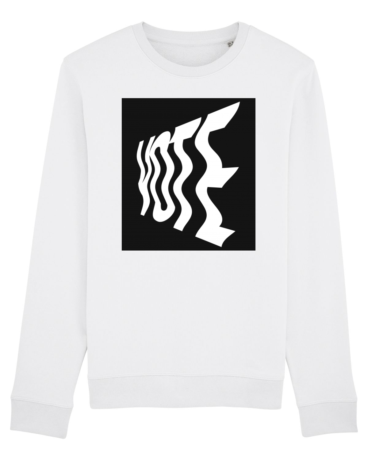 Bluză mânecă lungă Unisex Rise White