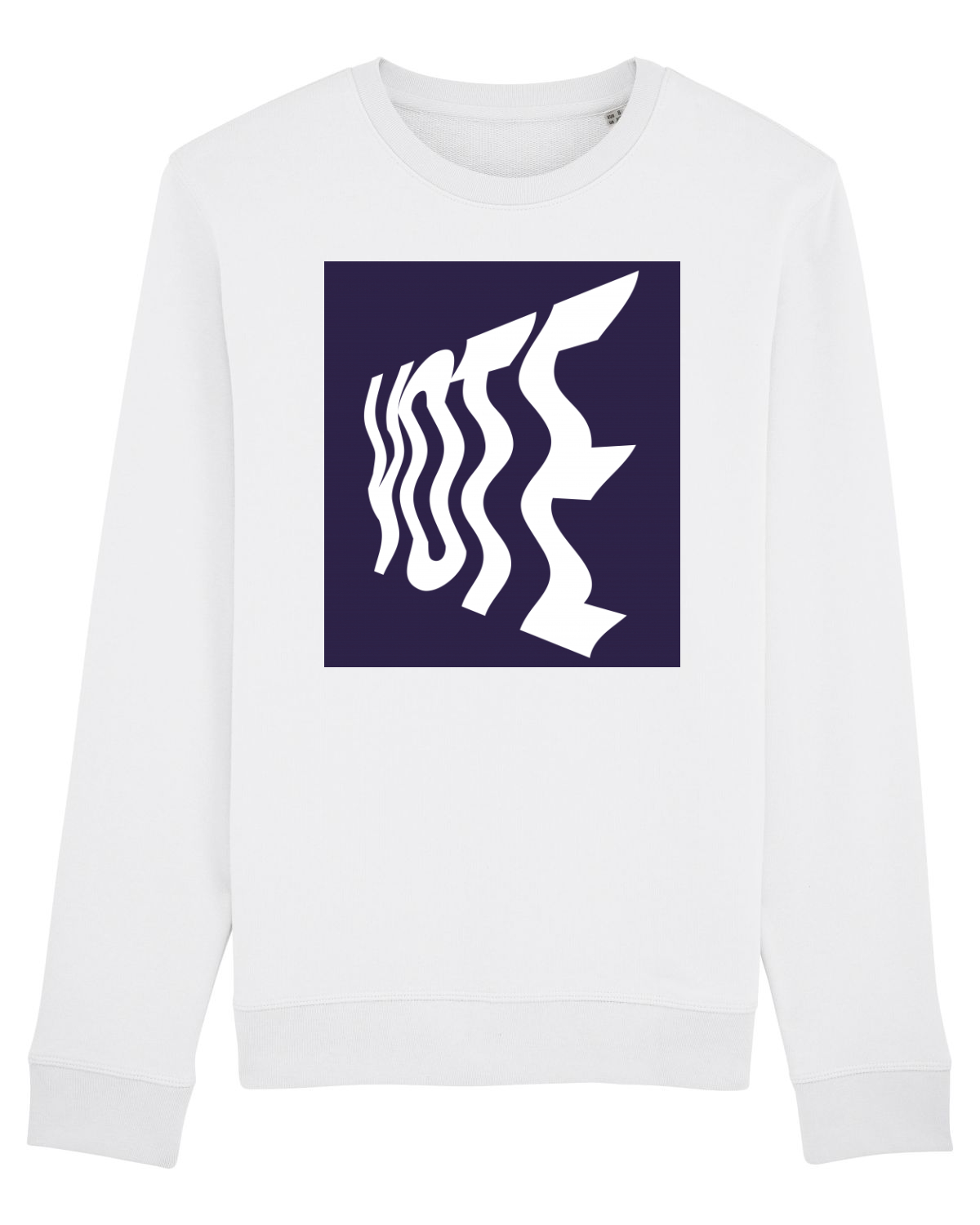 Bluză mânecă lungă Unisex Rise White