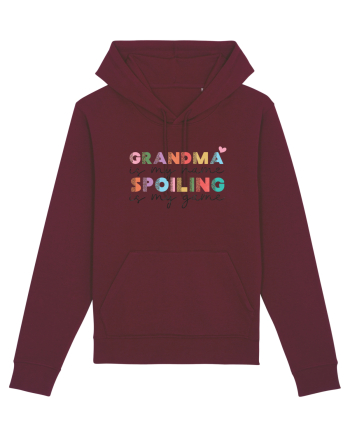 Grandma is my name Spoiling is my game Burgundy
