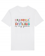 Grandma is my name Spoiling is my game Tricou mânecă scurtă Unisex Rocker