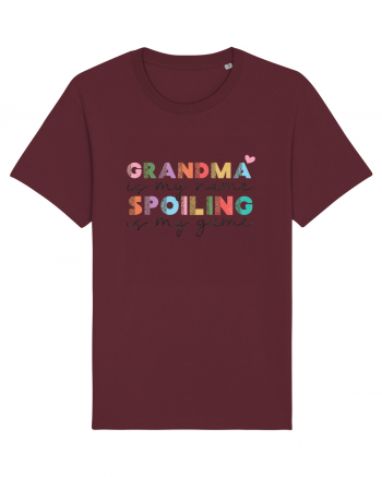 Grandma is my name Spoiling is my game Burgundy