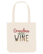 Grandma needs wine Sacoșă textilă