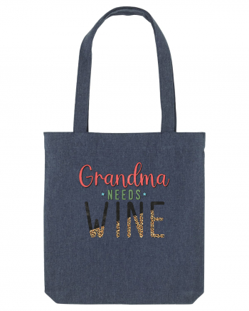 Grandma needs wine Midnight Blue