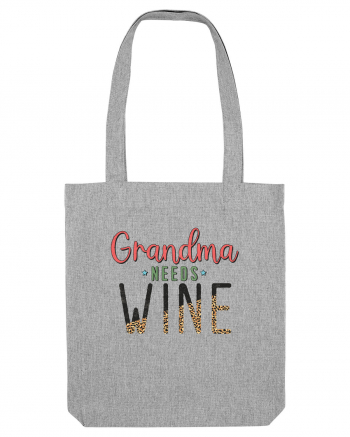 Grandma needs wine Heather Grey