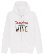 Grandma needs wine Hanorac cu fermoar Unisex Connector
