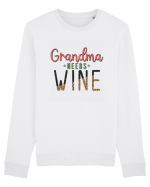 Grandma needs wine Bluză mânecă lungă Unisex Rise