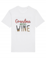 Grandma needs wine Tricou mânecă scurtă Unisex Rocker