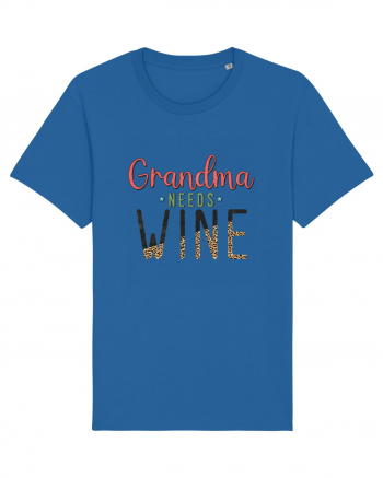 Grandma needs wine Royal Blue