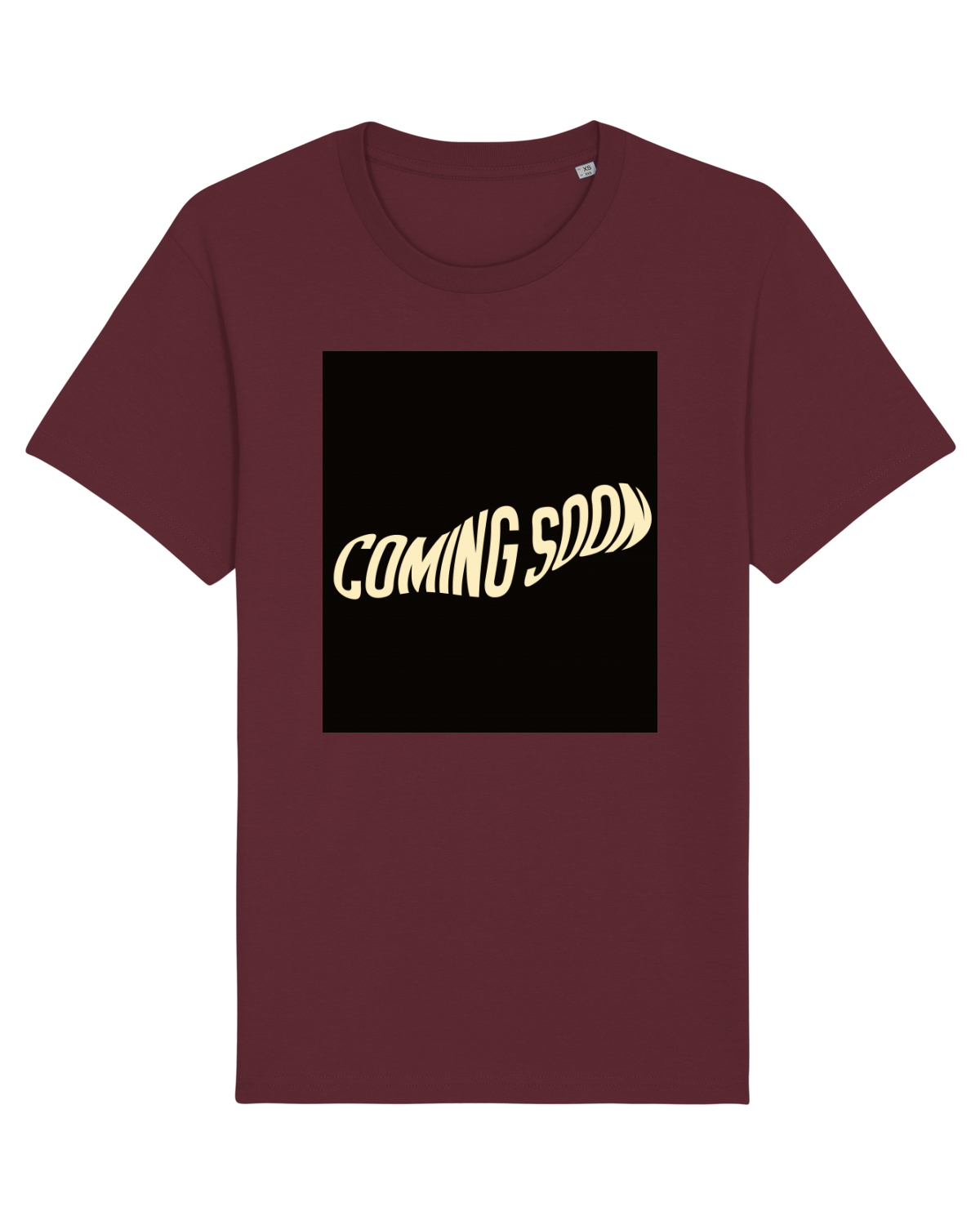 Tricou mânecă scurtă Unisex Rocker Burgundy