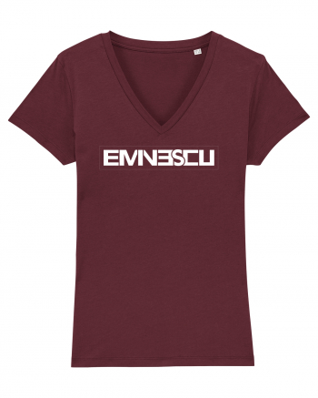 Eminescu Eminemscu logo Burgundy