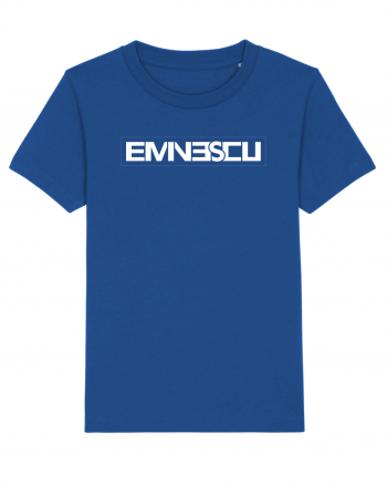 Eminescu Eminemscu logo Majorelle Blue