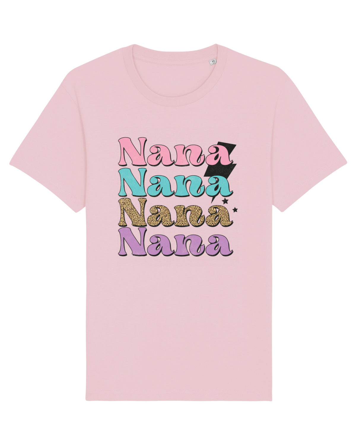 Tricou mânecă scurtă Unisex Rocker Cotton Pink
