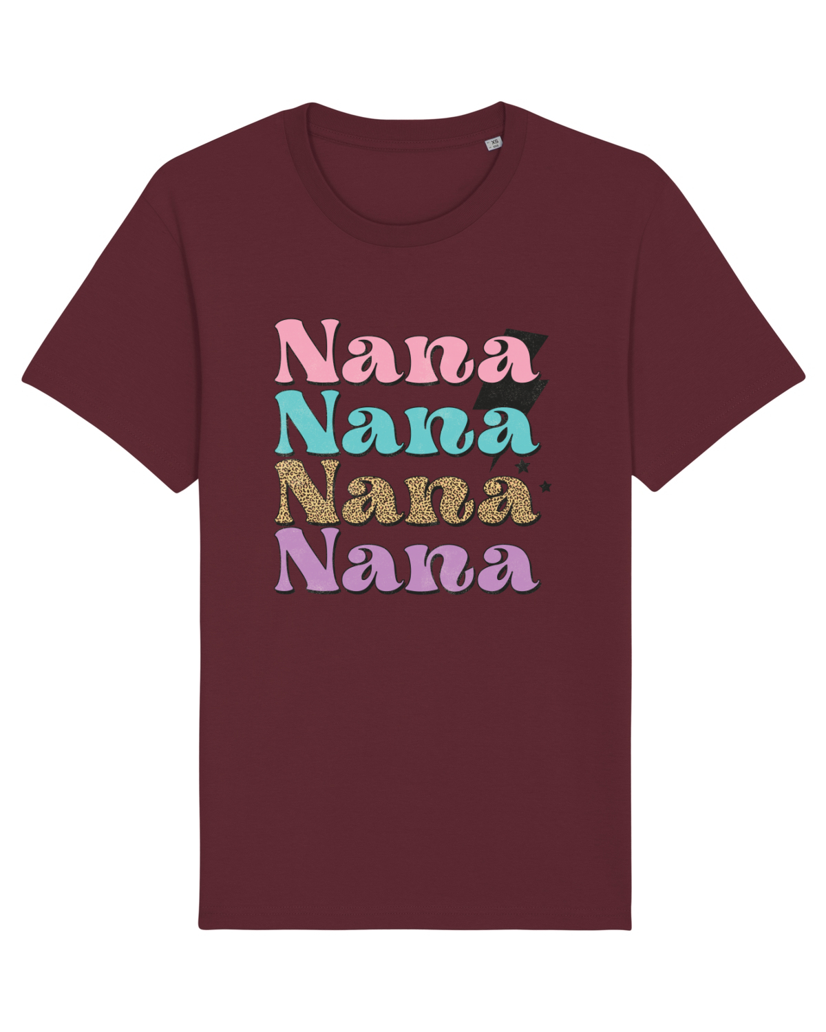 Tricou mânecă scurtă Unisex Rocker Burgundy