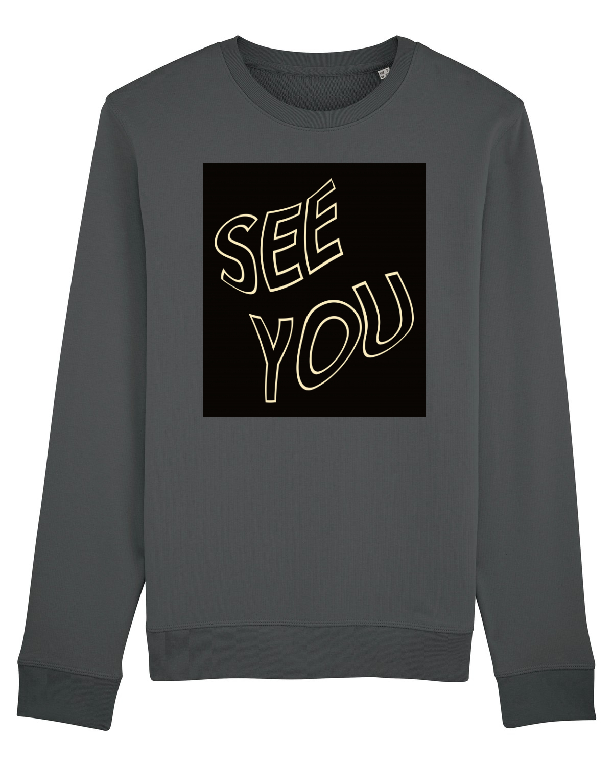 Bluză mânecă lungă Unisex Rise Anthracite