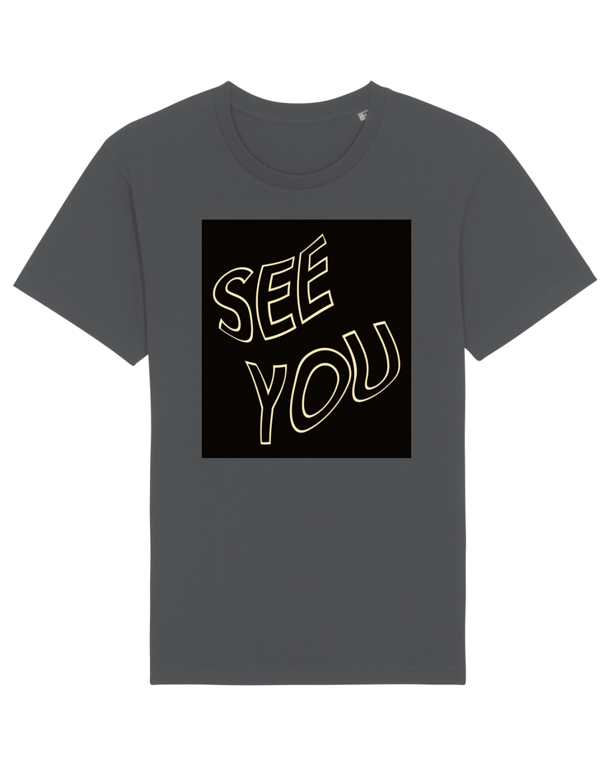Tricou mânecă scurtă Unisex Rocker Anthracite