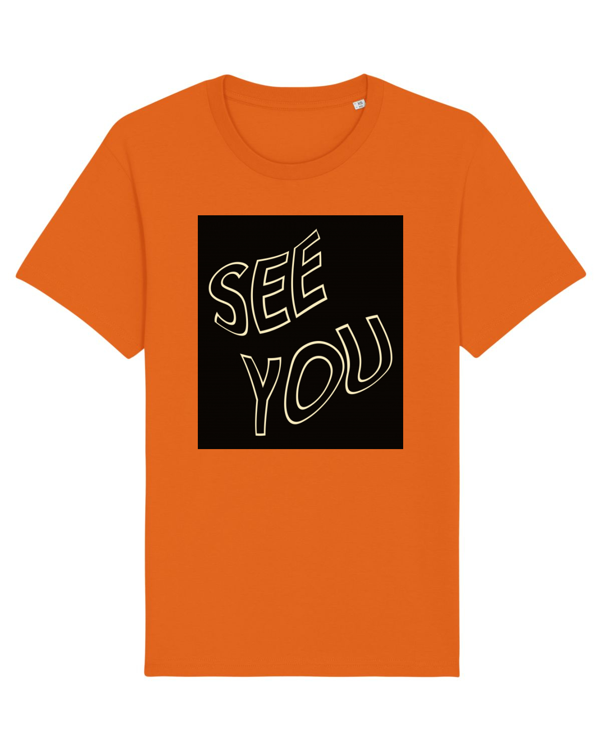 Tricou mânecă scurtă Unisex Rocker Bright Orange