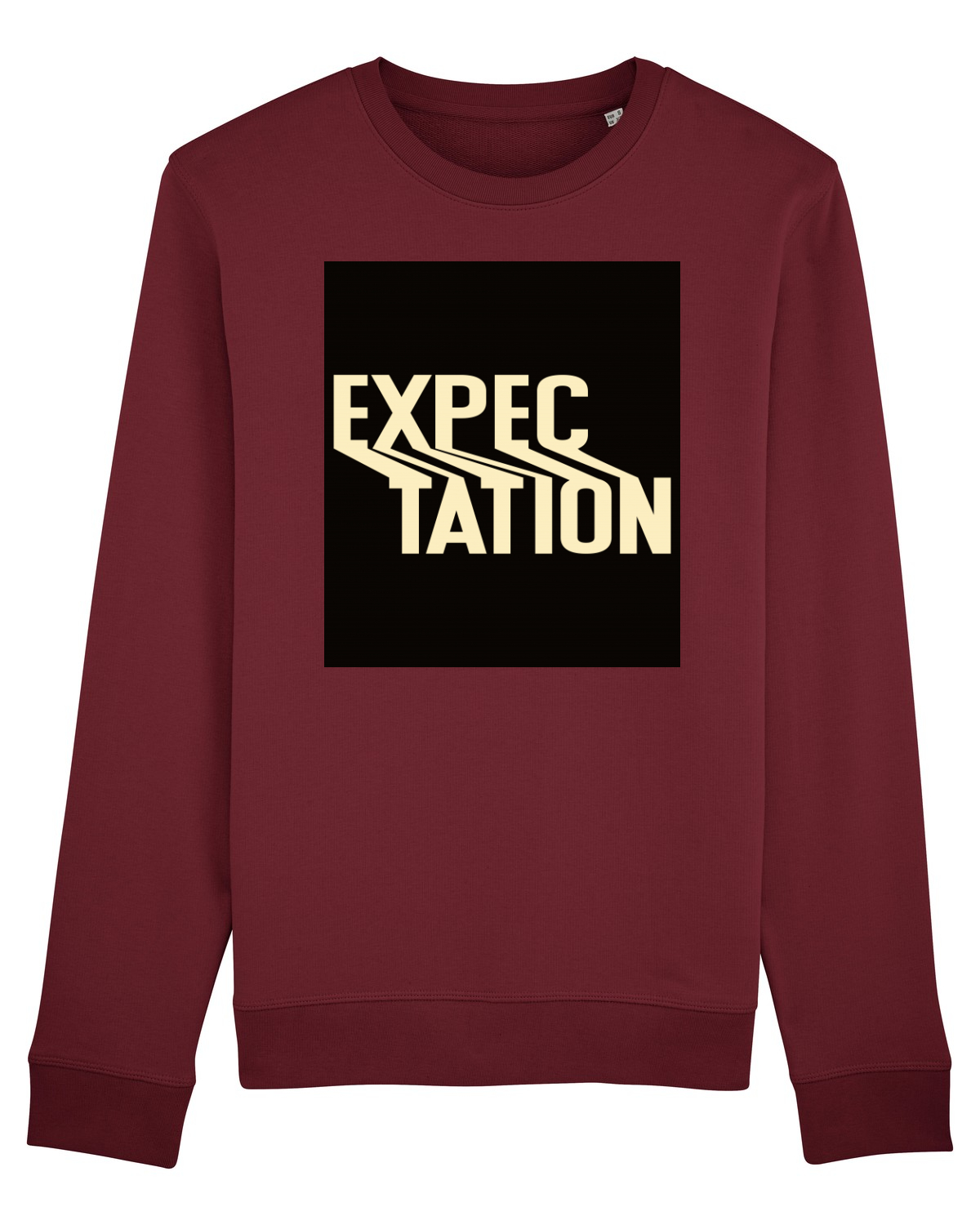 Bluză mânecă lungă Unisex Rise Burgundy