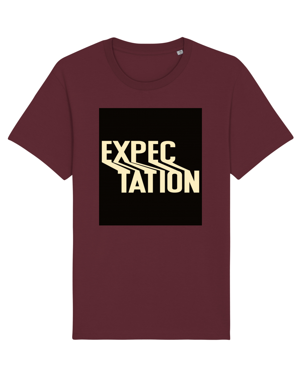 Tricou mânecă scurtă Unisex Rocker Burgundy