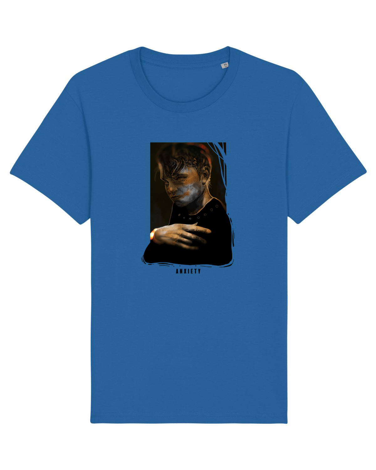 Tricou mânecă scurtă Unisex Rocker Royal Blue