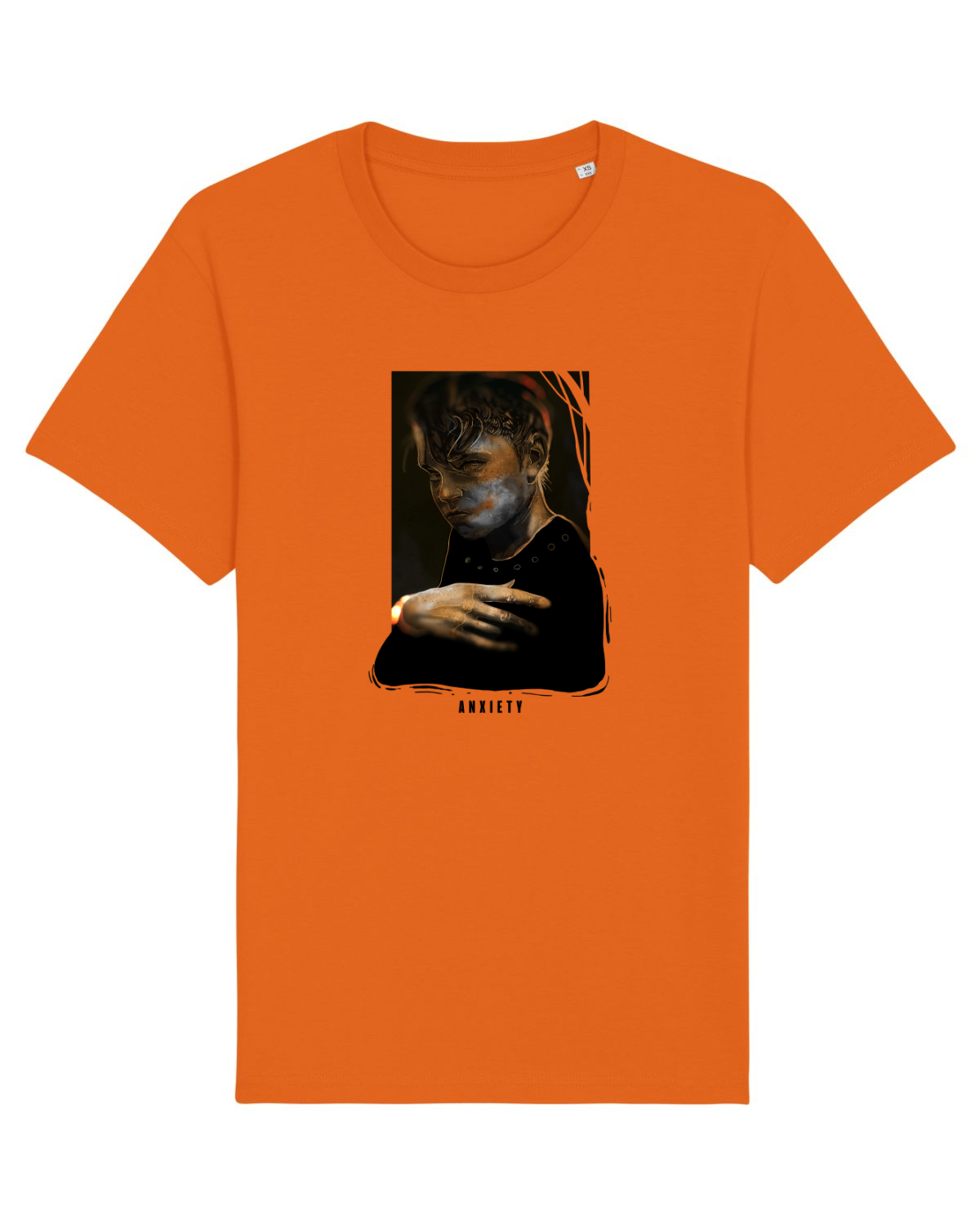 Tricou mânecă scurtă Unisex Rocker Bright Orange