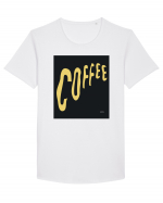 coffee 246 Tricou mânecă scurtă guler larg Bărbat Skater