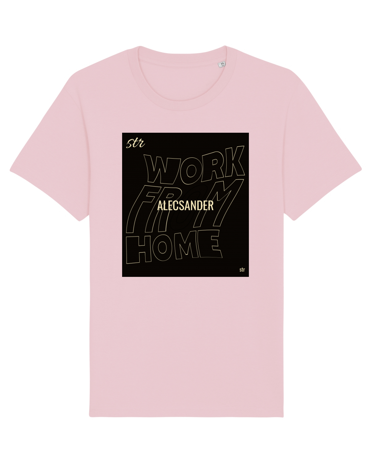 Tricou mânecă scurtă Unisex Rocker Cotton Pink