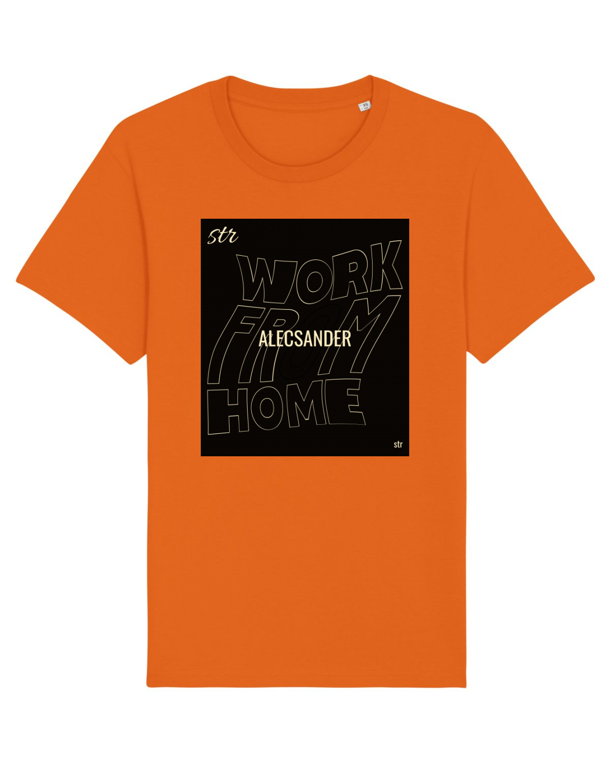 Tricou mânecă scurtă Unisex Rocker Bright Orange