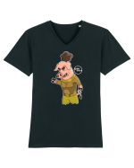 Hooligan pig Tricou mânecă scurtă guler V Bărbat Presenter