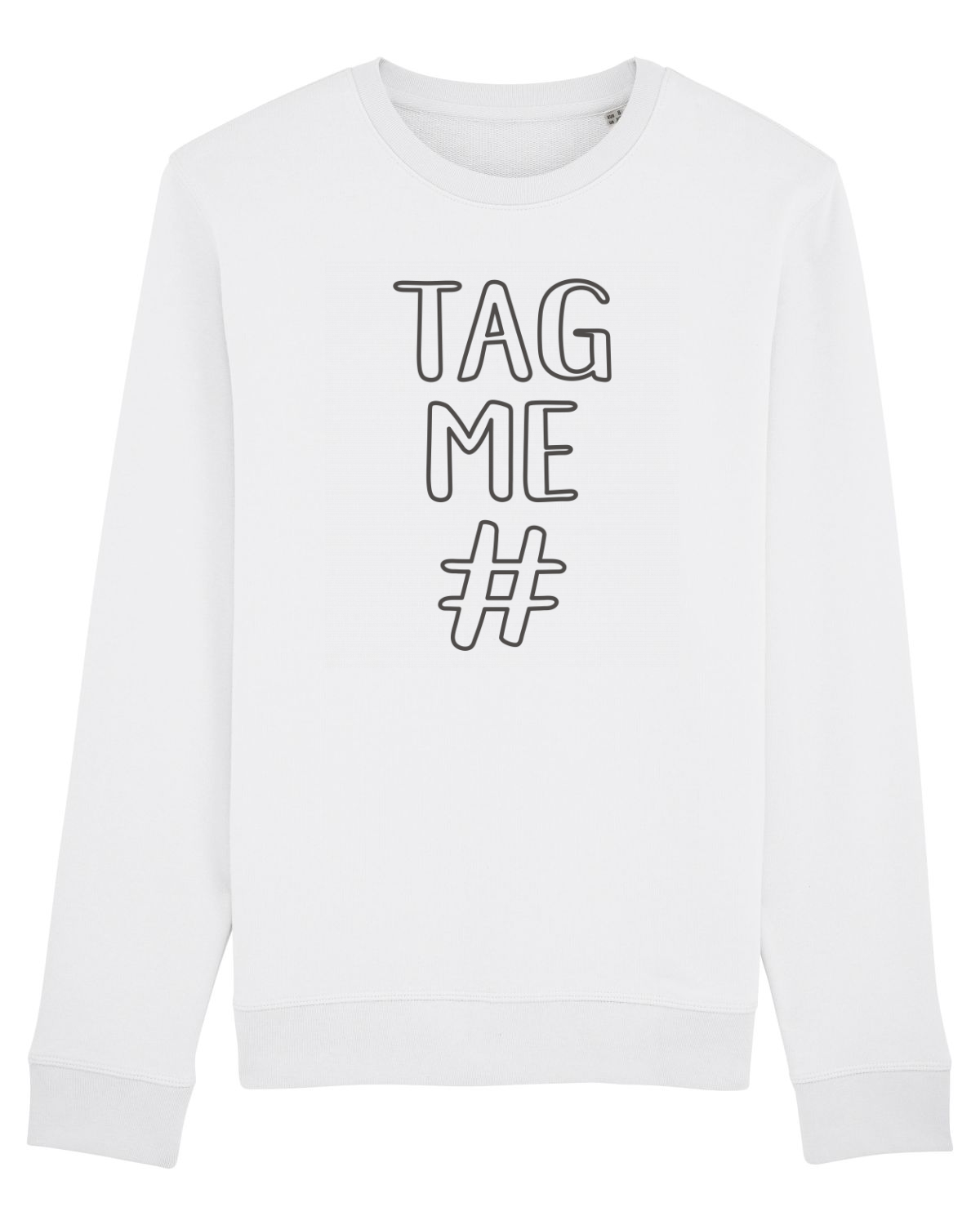 Bluză mânecă lungă Unisex Rise White