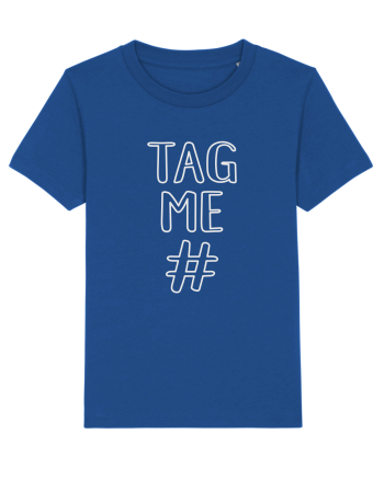 TAG ME - White Majorelle Blue