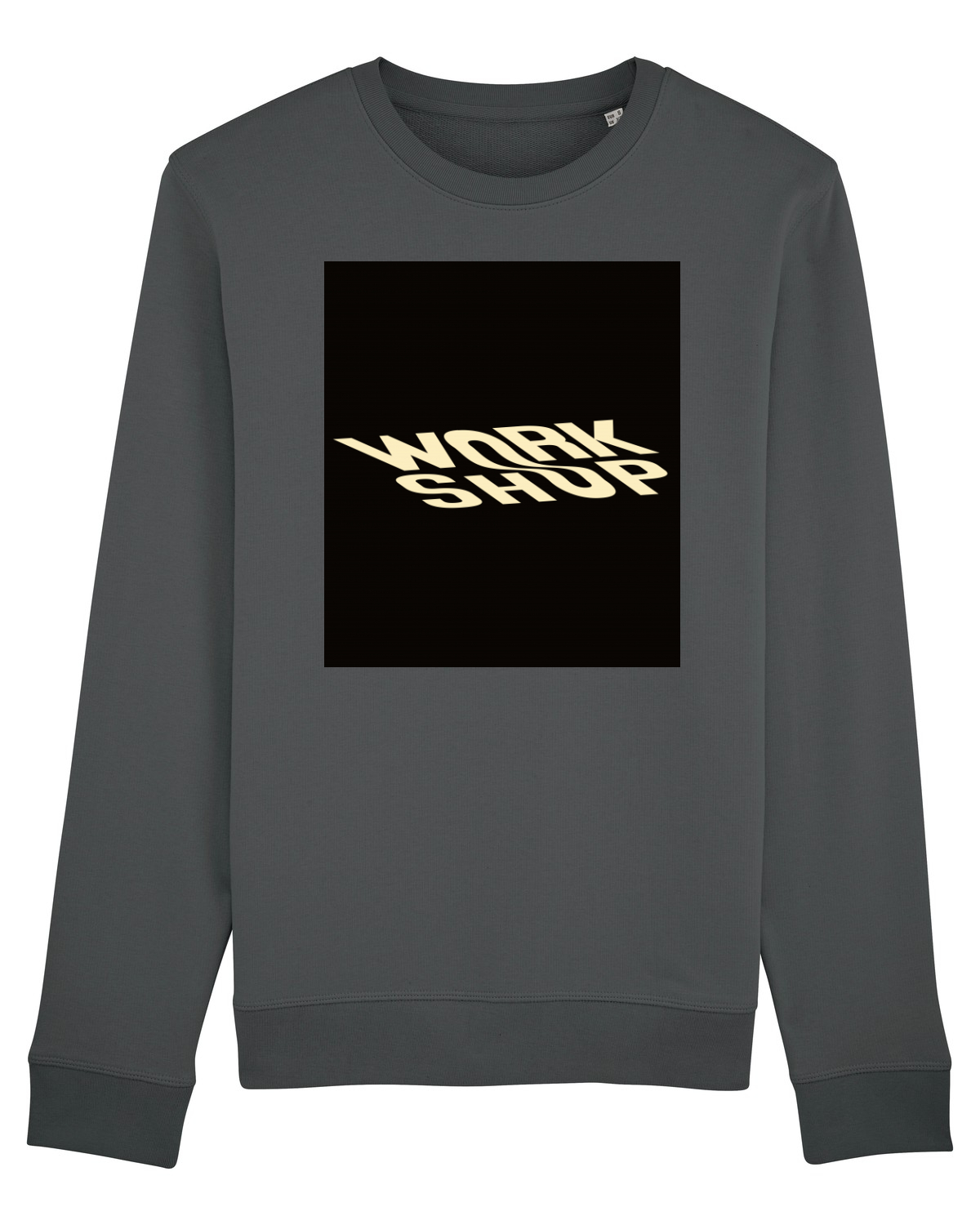 Bluză mânecă lungă Unisex Rise Anthracite