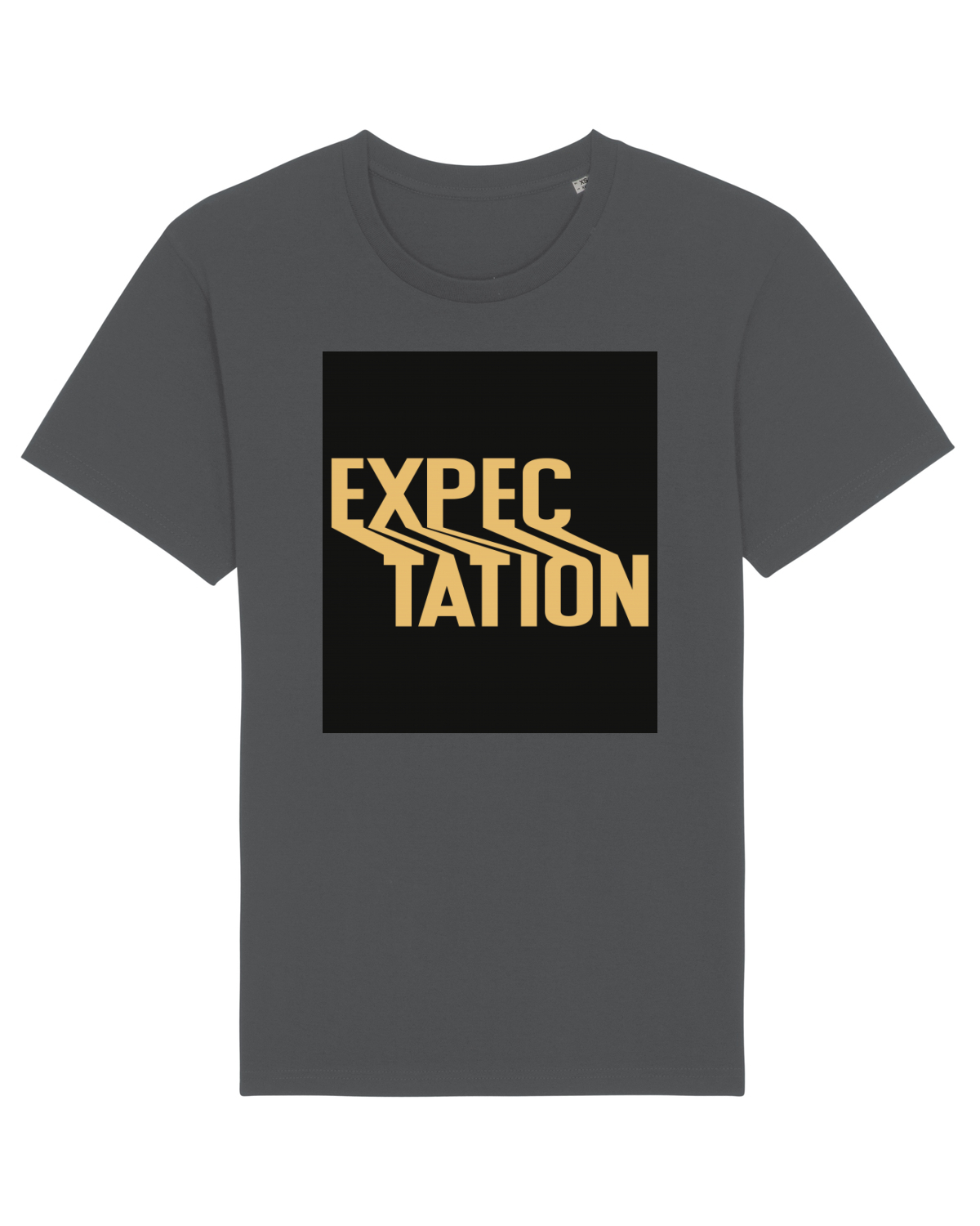 Tricou mânecă scurtă Unisex Rocker Anthracite
