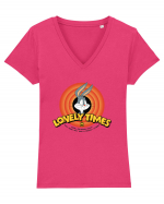 Lonely Times 02 Tricou mânecă scurtă guler V Damă Evoker