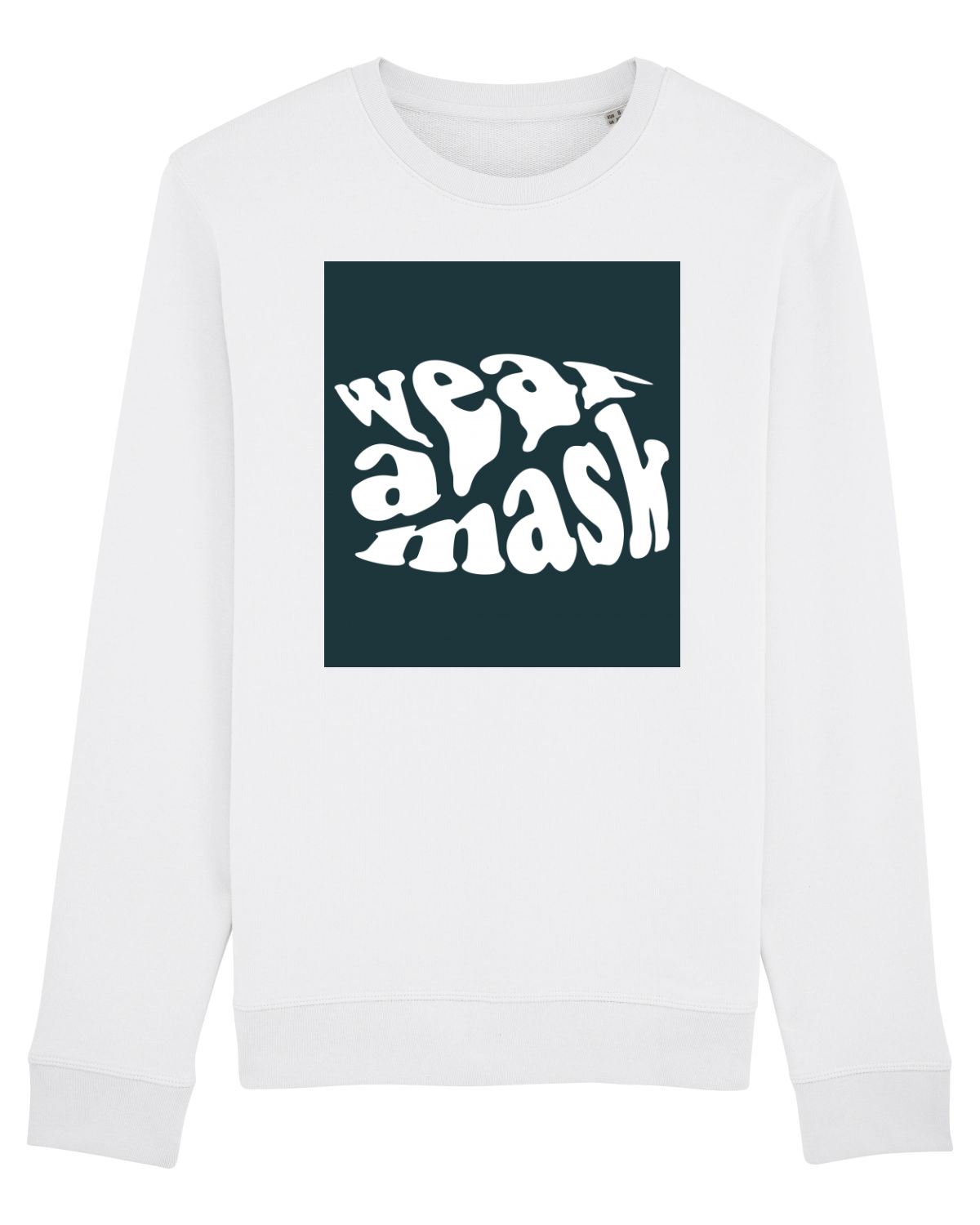 Bluză mânecă lungă Unisex Rise White