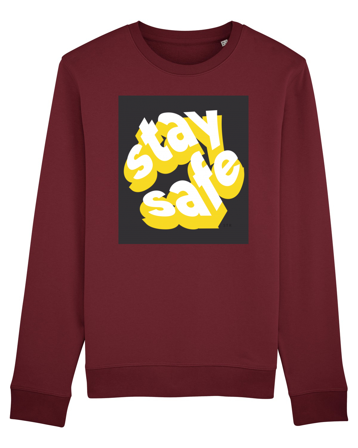 Bluză mânecă lungă Unisex Rise Burgundy