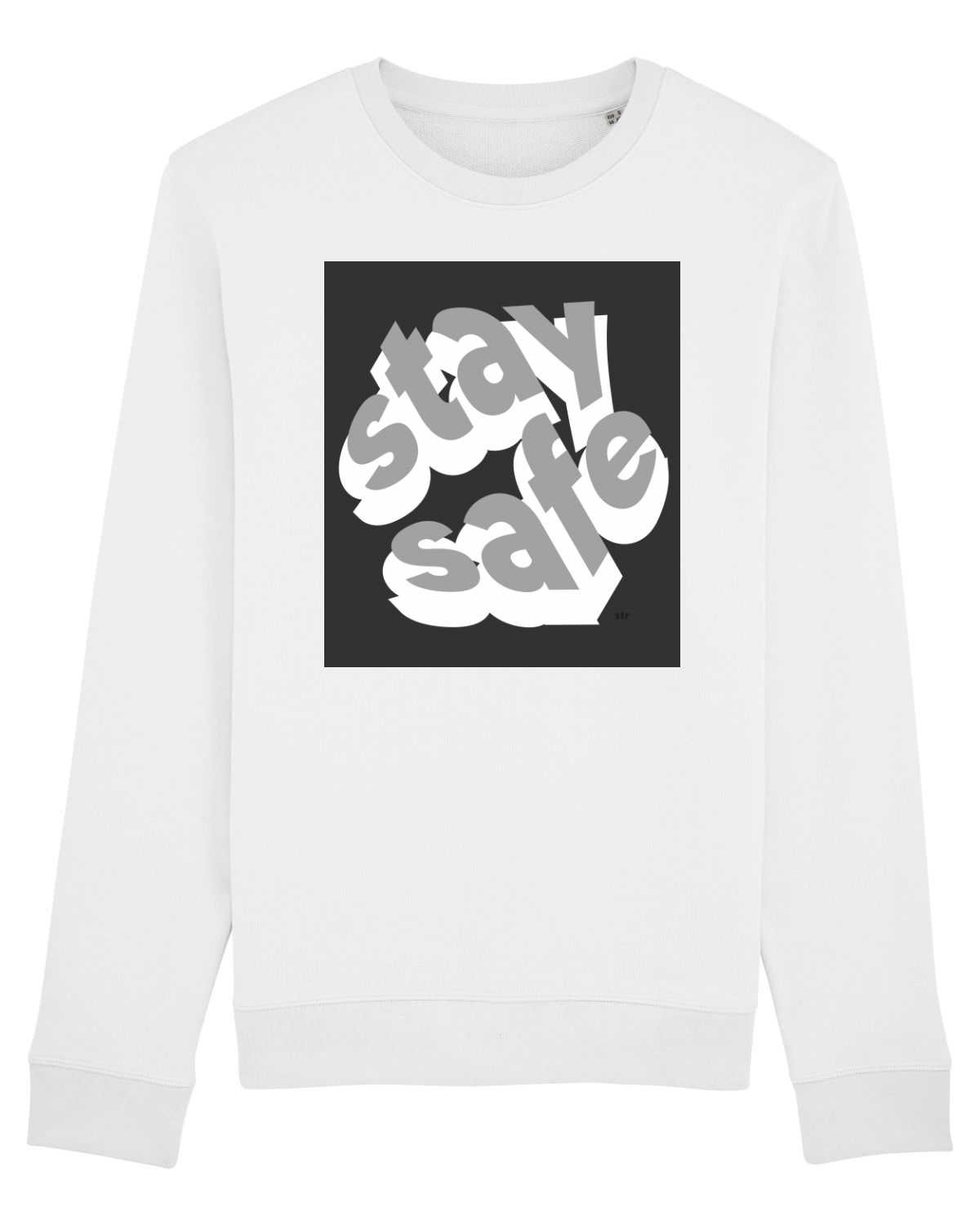 Bluză mânecă lungă Unisex Rise White