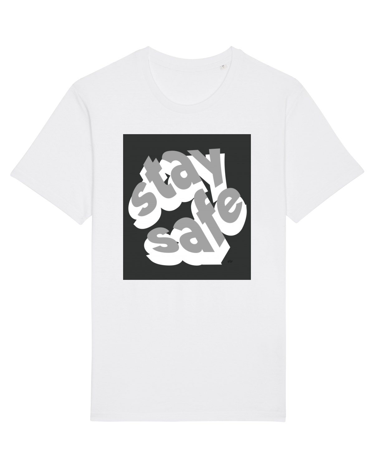 Tricou mânecă scurtă Unisex Rocker White