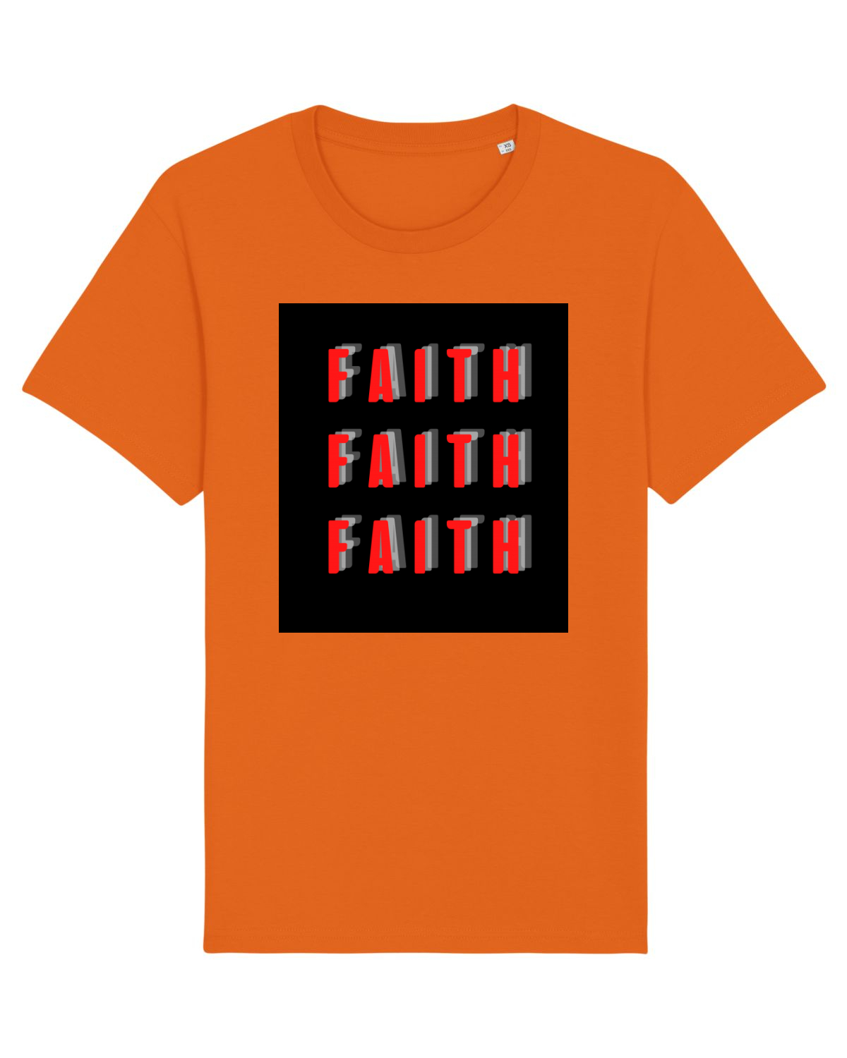 Tricou mânecă scurtă Unisex Rocker Bright Orange