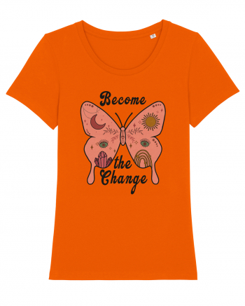 Become the Change Bright Orange